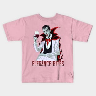 Vampire-tasting blood Kids T-Shirt